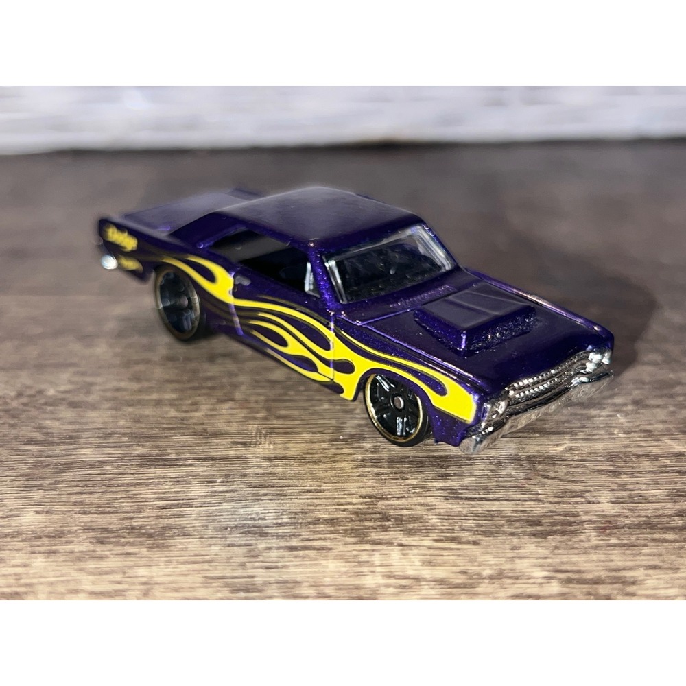 Hot Wheels 2017 HW Flames Series '68 Dodge Dart Metallic Purple Loose Diecast